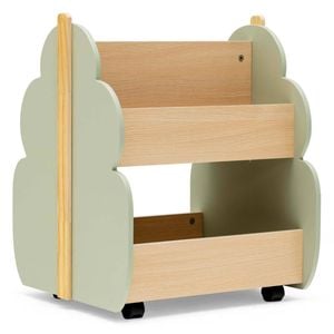 Costway Kids Storage Bookshelf Bookcase Toy Organizer W/wheels