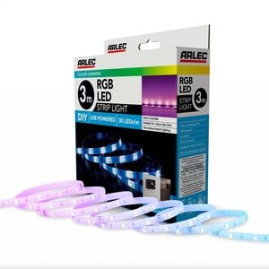  Arlec 3m USB RGB Strip Light