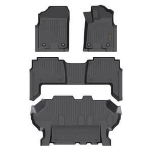 Vehiclab Nissan Patrol – 2010 – 2026 – Y62 Series – 3 Rows – 3D/5D All Weather Moulded Car Floor Mats – Right Hand Drive