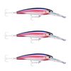 3x Rapala 18cm X Rap Magnum 40 Deep Diving Trolling Lures - HD Real Red Bait