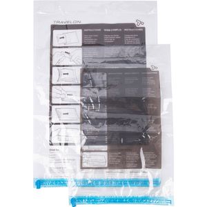 Travelon Set of 2 Compression Bags in Clear