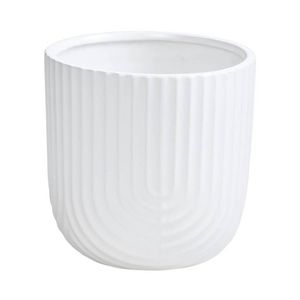 Eden 14.5cm Off White Rainbow Indoor Ceramic Planter