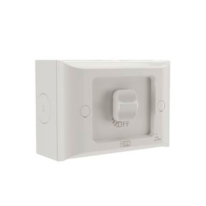 HPM 16A Aqua 1 Gang Switch - 1 Gang