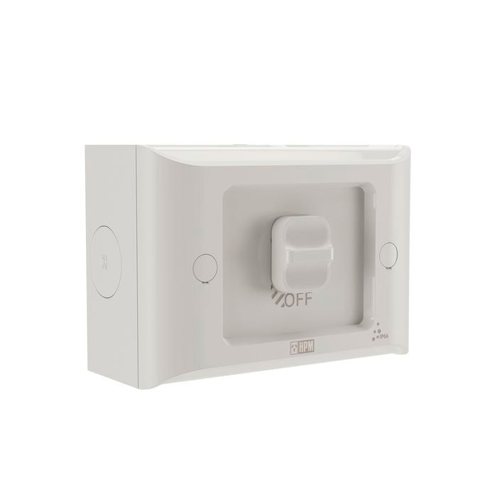 HPM 16A Aqua 1 Gang Switch - 1 Gang