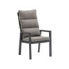 FurnitureOkay Mosman Aluminium Outdoor Dining Chair - Charcoal