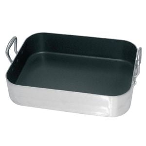 Vogue Roasting Pan Aluminium Non-stick 450mm Commercial Kitchen Bakeware