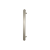 Barelli 650mm Brushed Nickel Single Flat Vertical Heated Towel Rail