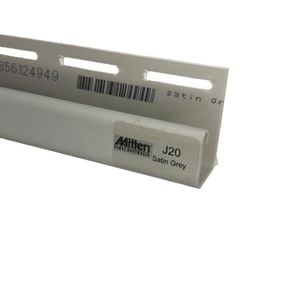 Mitten Vinyl Australia 3.66m Satin Grey J20 Trim Vinyl Cladding
