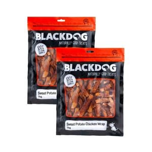 Blackdog Sweet Potato & Chick Wrap - 1kg B261x2