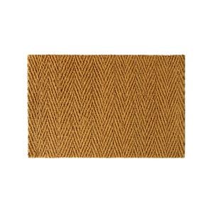 45 x 75cm Chevron Flat Weave Coir Indoor Mat