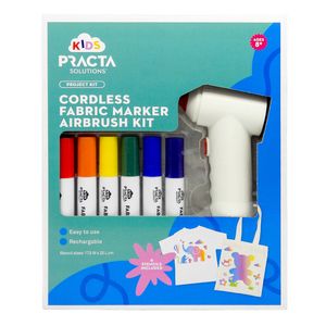 Kids Practa Cordless Fabric Marker Airbrush Kit