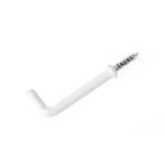 Everhang 32mm White PVC Square Hook - 5 Pack