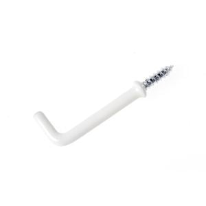 Everhang 32mm White PVC Square Hook - 5 Pack