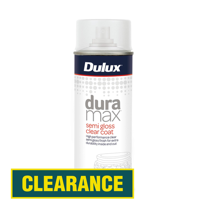 Dulux 325g Semi Gloss Clear Duramax Spray Paint
