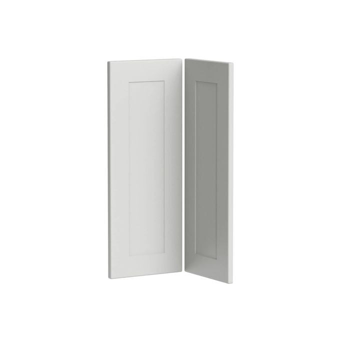 Kaboodle Sesame Salt Alpine Corner Wall Cabinet Doors - 2 Pack