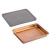 Anygleam Rose Gold 1pc Food Grade Stainless Steel Crisper Box Food Storage With Lid