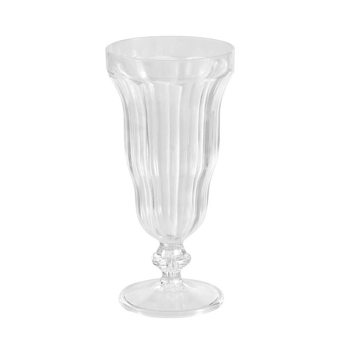 Lemon & Lime 410ml Plastic Sundae Ice Cream Cup - Clear