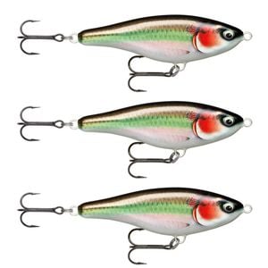 3x Rapala 12cm Twitchin' Rap Slow Sink Glidebait Fishing Lures - Herring