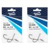 2x Jarvis Walker Tangle Free Flathead Rig Hooks Size 3/0