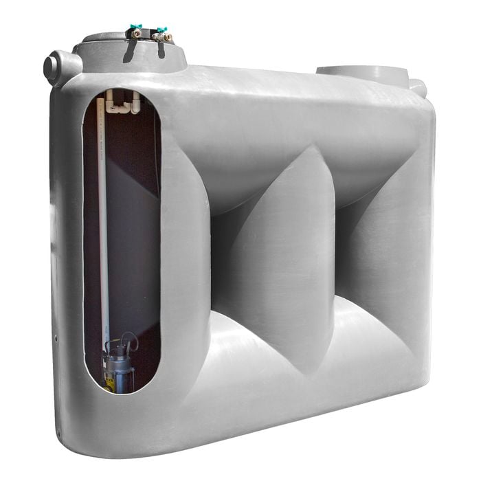 Clark Tanks 2000L White Tradepack Tank And Davey Evo MK2 Pump