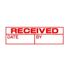 X-Stamper Self Inking Message Stamp (Rec/Date/by)