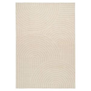 Loopsie-290cm X 200cm-ashdod Beige Cream Arch Washable Rug