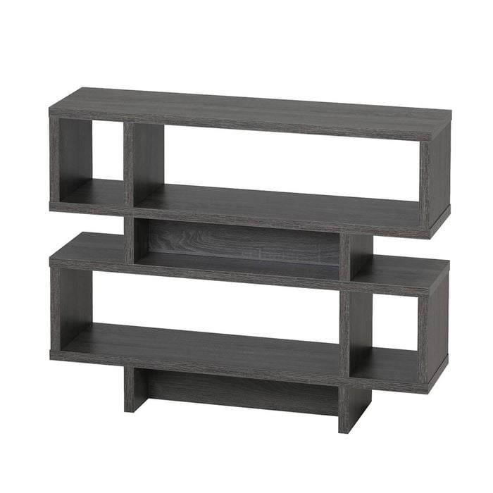 Familand Wooden Console Table With Ample Storage Shelves For Hallway