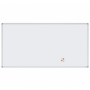DuraWrite Magnetic Whiteboard Aluminium Frame 2400x1200mm