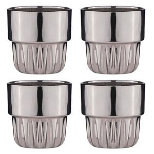 Tempa Skye Set of 4 Lowball Tumblers 250ml Charcoal