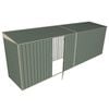Build-A-Shed 1.2 x 6.0 x 2.0m Skillion Single Hinged Side Door Shed - Green