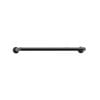 Windoware 130-240cm 25/28mm Matte Black Ultra Blockout Adjustable Curtain Rod
