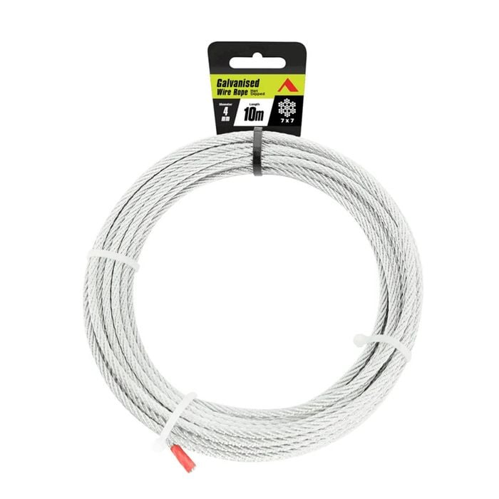 Pinnacle 4mm x 10m Galvanised Wire Rope
