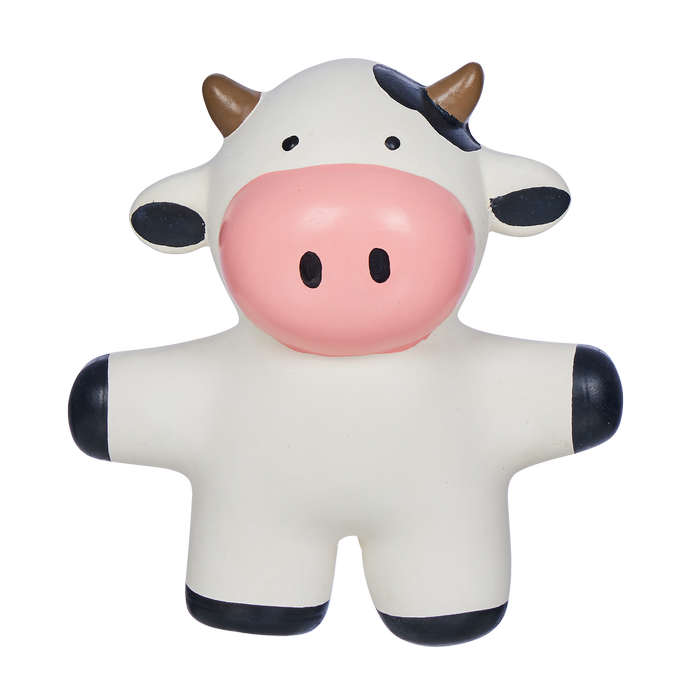 Happy Tails Cow Animal Latex Toy 