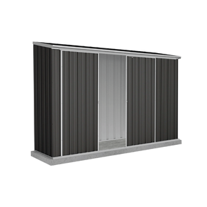Absco Sheds 3.0 x 0.78 x 1.95m Monument Ezislider Double Sliding Door Garden Shed