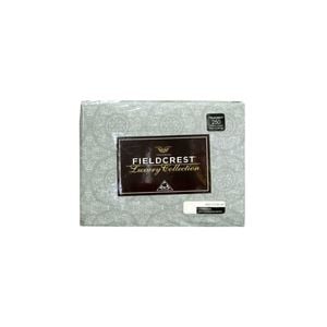 Fieldcrest 250TC Cotton Reversible Mandala Silver Quilt Cover Set King