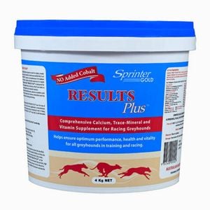Sprinter Gold Results Plus Calcium & Vitamin Greyhound Supplement 4kg
