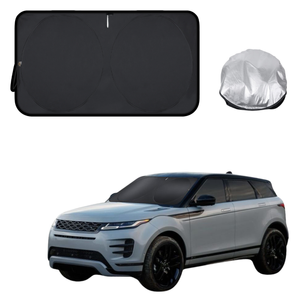 Front Windscreen Sun Shade for Land Rover Range Rover Evoque 2018 - Current L551 - Standard 150 x 85 cm - Black