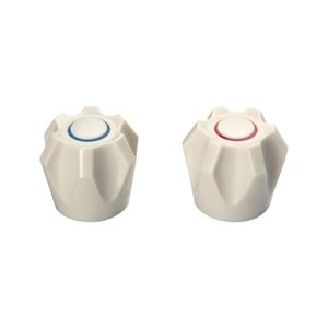 Shaw & Mason Ivory PVC Six Point Style Handles - Pair