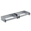 Magnet Chrome Wall Mount Double Toilet Roll Holder
