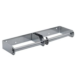 Magnet Chrome Wall Mount Double Toilet Roll Holder