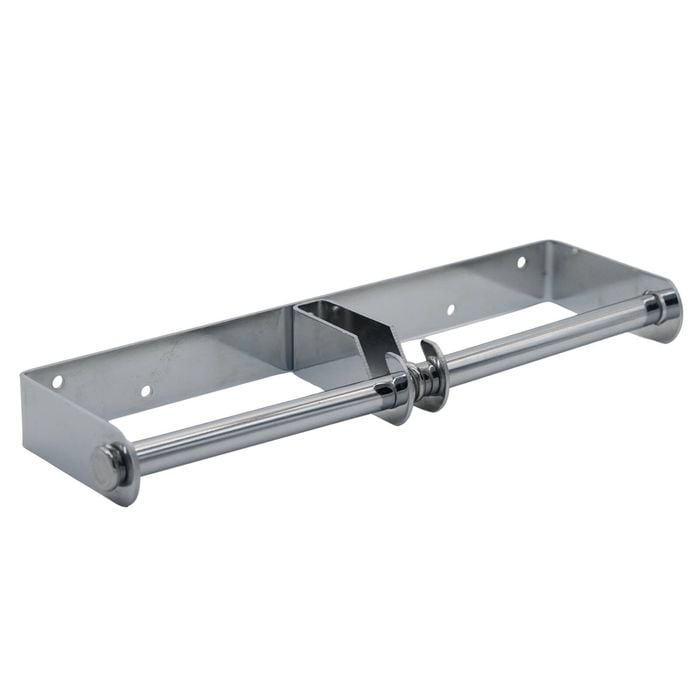 Magnet Chrome Wall Mount Double Toilet Roll Holder