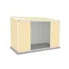 Absco Sheds 3.0 x 1.52 x 2.08m Classic Cream Ezislider Double Sliding Door Garden Shed