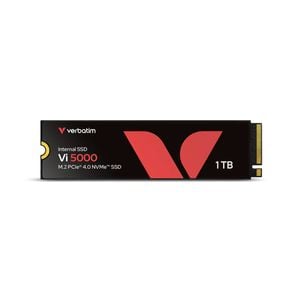 Verbatim Vi5000 Internal Pcie Nvme M.2 Ssd Gen4 High Performance 1tb Black