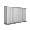 Absco Sheds 3.0 x 0.78 x 1.95m Zincalume Double Door Space Saver Garden Shed