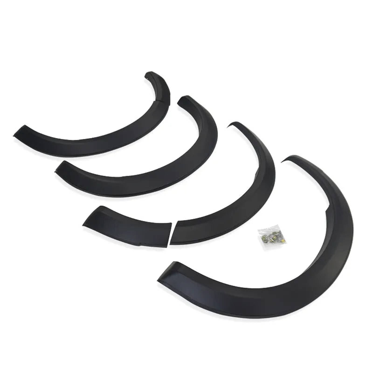 Oem Style Matte Black Fender Flares With Sensor Holes For Ford Ranger ...