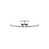 Ignite Laser Gulfstream G550 - Long-Range Business Jet Silhouette Metal Wall Art Rustic Metal 15.7 inch - 40 cm