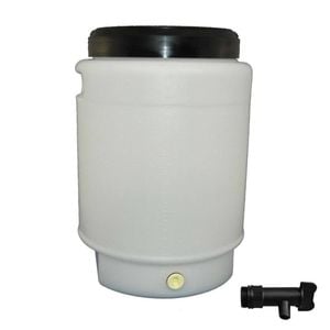 25l Fermenter Keg + Lid + Tap - Hdpe Plastic Drum Food Grade Brewing Barrel