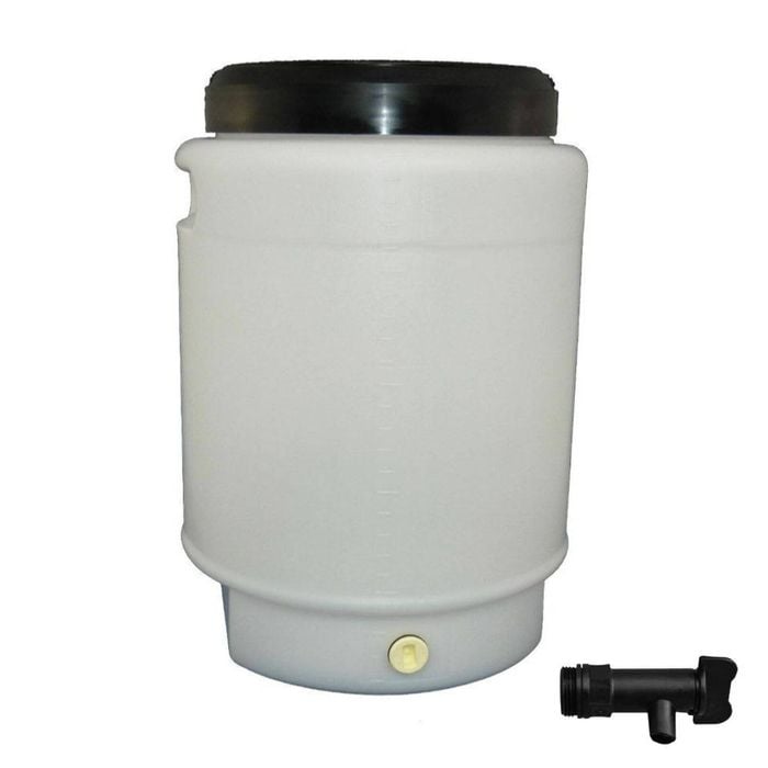 25l Fermenter Keg + Lid + Tap - Hdpe Plastic Drum Food Grade Brewing Barrel