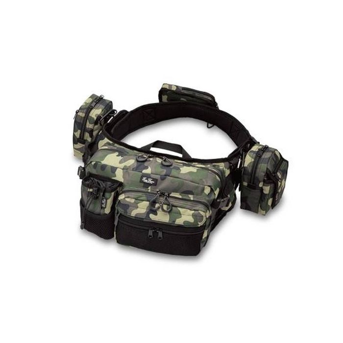 Ever Green HD2 Camo Fishing Hip And Shoulder Tackle Storage Bag