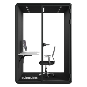 QuietCubes Zoom Office Pod Black